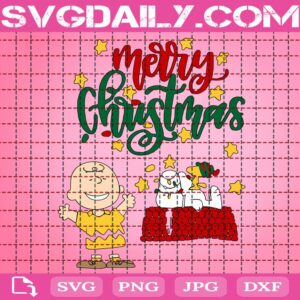 Snoopy And Charlie Brown Svg, Merry Christmas Svg, Chalie Brown Christmas Svg, Snoopy Christmas Svg, Xmas Svg, Svg Png Dxf Eps Download Files