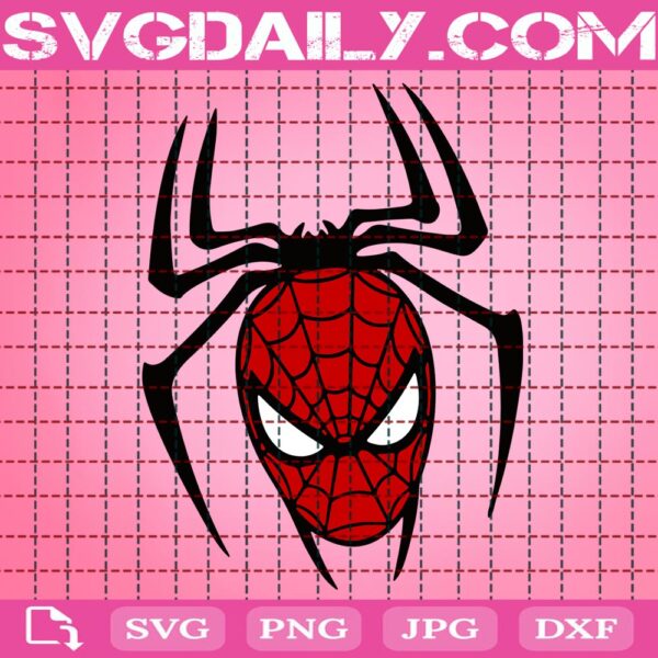 Spiderman Svg, Marvel Spiderman Svg, Trending Svg, Spiderman Face Svg, Svg Png Dxf Eps AI Instant Download