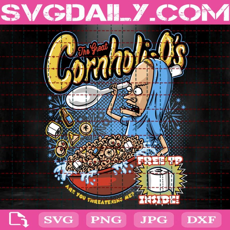 The Great Cornholio Are You Threatening Me Svg, Beavis And ButtHead Svg