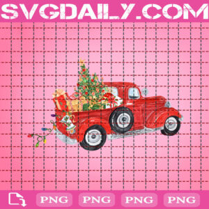 Vintage Christmas Car Png, Christmas Gift Boxes Png, Christmas Tree Png, Christmas Lights Png, Png Printable, Instant Download, Digital File