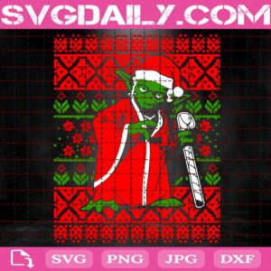 Yoda Christmas Svg, Christmas Svg, Baby Yoda Svg, Yoda Xmas Svg, Yoda Merry Christmas Svg, Merry Christmas Svg, Christmas Gift Svg, Svg Png Dxf Eps Download Files