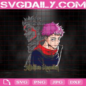 Yuji Itadori Svg, Jujutsu Kaisen Svg, Itadori Svg, Anime Svg, Yuji Itadori Jujutsu Kaisen Svg, Anime Lover Svg, Svg Png Dxf Eps AI Instant Download