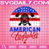 American Firefighter Flag Svg, American Flag Svg, Firefighter Red Line Svg, US Flag Svg, Svg Png Dxf Eps Instant Download