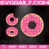 Donut Svg, Doughnut Svg, Donut With Sprinkles Svg, Pink Donut Svg, Cake Svg, Donut Cake Svg, Svg Png Dxf Eps AI Instant Download