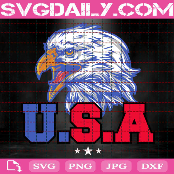 Eagle USA Svg, American Eagle Svg, Eagle Svg, USA Svg, United States Svg, American Flag Svg, Eagle 4th Of July Svg, Instant Download