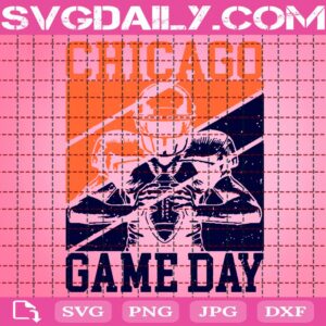 Game Day In Chicago Quarterback Svg, Chicago Svg, Chicago Game Day Svg, Football Game Day Svg, Football Svg, Sport Svg, Game Day Svg, Instant Download