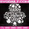 Happy St Patricks Day Svg, St Patricks Day Svg, St Patricks Svg, Shamrock Svg, Clover Svg, Lucky Clover Svg, Digital Download