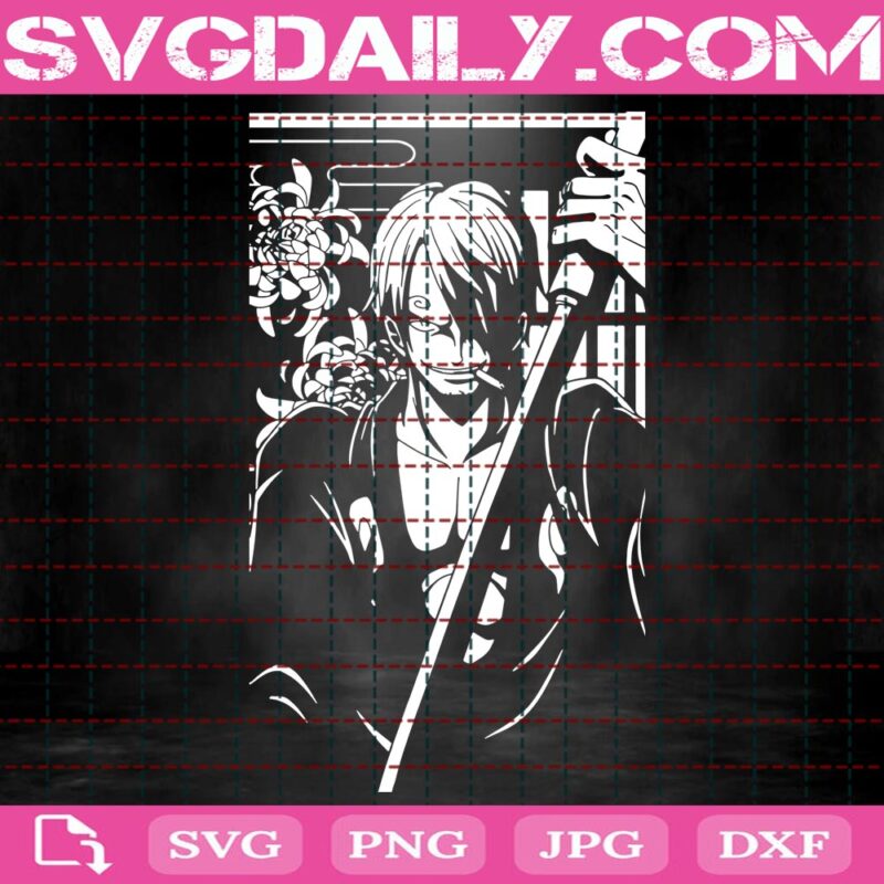 Sanji Svg One Piece Svg Sanji One Piece Svg Anime Svg Vinsmoke Sanji Svg Anime Charcters 