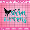 Social Butterfly Svg, Hello Spring Svg, Butterfly Svg, Love Butterfly Svg, Butterfly Gifts Svg, Butterfly Lovers Svg, Instant Download