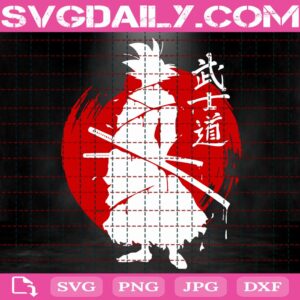 Songoku Svg, Japanese Samurai Svg, Dragon Ball Super Svg, Anime Svg, Anime Lover Svg, Svg Png Dxf Eps AI Instant Download