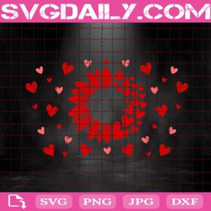 Sunflower Hearts Svg, Flower Svg, Heart Svg, Sunflower Svg, Valentines Svg, Valentines Day Svg, Svg Png Dxf Eps AI Instant Download