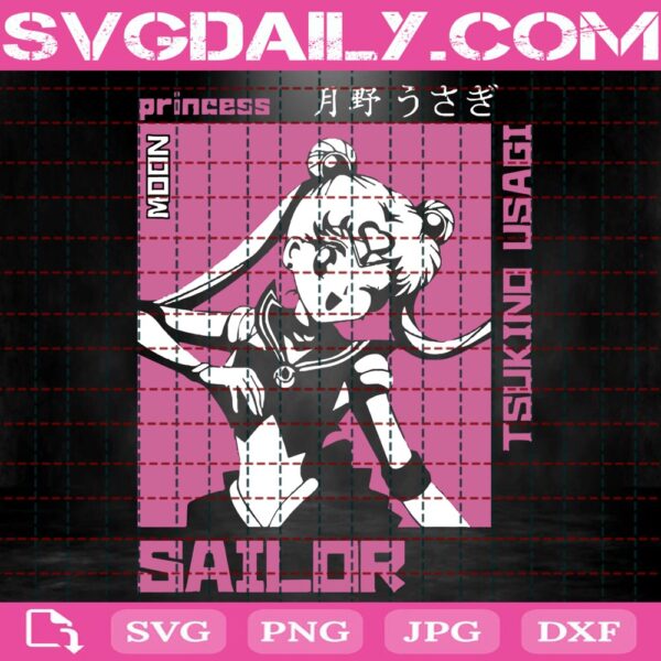Usagi Tsukino Svg, Sailor Usagi Svg, Sailor Svg, Cartoon Svg, Anime Sailor Svg, Anime Cartoon Svg, Svg Png Dxf Eps AI Instant Download