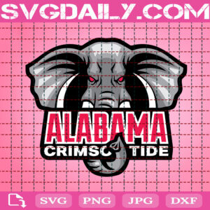 Alabama Crimson Tide Svg, Alabama Mascot Svg, Alabama Elephant Svg, Champions Svg, NCAA Svg, Sport Svg, Football Svg, Instant Download