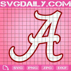 Alabama Crimson Tide Svg, Alabama Svg, Alabama Logo Svg, NCAA Football Svg, Football Svg, University Of Alabama Svg, Svg Png Dxf Eps Download Files