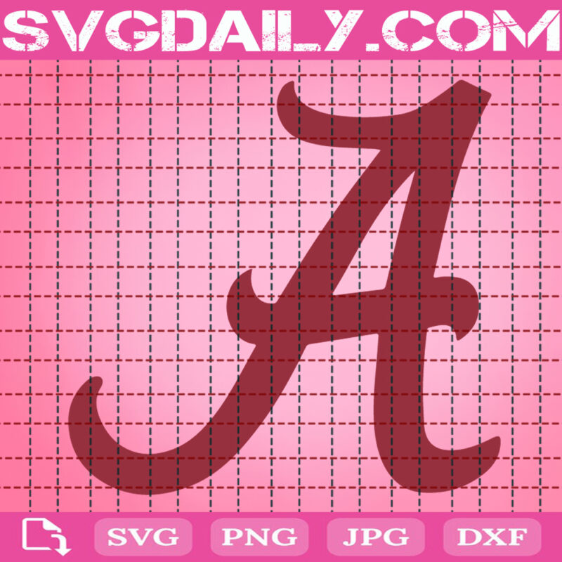 Alabama Crimson Tide Svg, Alabama Svg, Alabama Logo Svg, NCAA Football ...