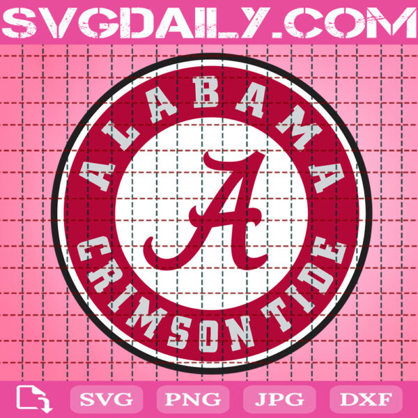 Alabama Crimson Tide Svg, Alabama Svg, National Champions Svg, NCAA Football Svg, University Of Alabama Svg, Svg Png Dxf Eps Download Files