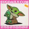 Baby Yoda Embroidery Files, Yoda Lover Embroidery Machine, Cute Baby Yoda Embroidery Design Instant Download
