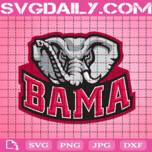 Bama Football Mascot Svg, Alabama Mascot Svg, Alabama Svg, Alabama Football Svg, Alabama Crimson Tide Svg, NCAA Champions Svg, Instant Download