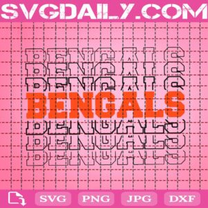 Bengals Svg, Love Bengals Svg, Cincinnati Bengals Svg, Football Svg, Bengals Fan Svg, American Football Svg, Sport Team Svg, NFL Svg, Instant Download