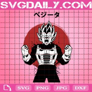 Dragon Ball Prince Vegeta Svg, Vegeta Svg, Dragon Ball Svg, Anime Svg, Dragon Svg, Anime Gift Svg, Svg Png Dxf Eps Download Files