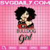 Georgia Bulldog Girl Svg, Bulldog Girl Svg, Sport Svg, Black Girl Svg, NCAA Sport Svg, Georgia Bulldogs NCAA Svg, Football Svg, Instant Download