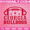 Georgia Bulldogs Svg, Football Svg, Bulldogs Team Svg, Georgia Football Svg, NCAA Team Svg, Sport Svg, Svg Png Dxf Eps AI Instant Download
