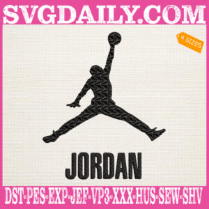 Jordan Embroidery Files, Sport Jordan Embroidery Machine, Logo Jordan Embroidery Design, Jordan Basketball Instant Download