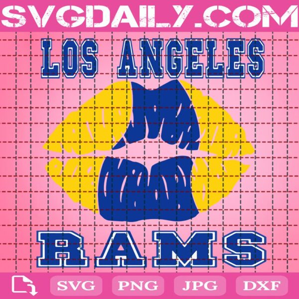 Los Angeles Rams Lip Svg, Los Angeles Rams Svg, Rams Football Svg, LA Rams Svg, Sport Svg, NFL Svg, Rams Lip Svg, Football Svg, Instant Download