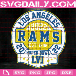 Los Angeles Rams Svg, Championship Svg, Super Bowl LVI Svg, LA Rams Svg, Rams Svg, American Football Svg, Rams NFL Svg, Instant Download