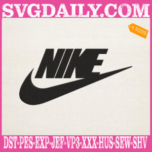 Nike Logo Embroidery Files, Fashion Logo Embroidery Machine, Sport Brand Embroidery Design, Instant Download