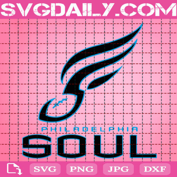 Philadelphia Soul Logo Svg, Philadelphia Soul Svg, Football Sport Svg, Football Svg, Arena Football League Svg, Svg Png Dxf Eps AI Instant Download