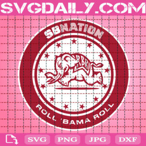 Sbnation Roll Bama Roll Svg, The University Of Alabama Svg, Alabama Crimson Tide Svg, NCAA Football Svg, Alabama Football Svg, Instant Download