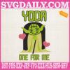 Star Wars Yoda One For Me Cute Embroidery Files, Star Wars Embroidery Machine, Baby Yoda Embroidery Design