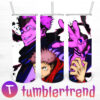Yuji And Sukuna 20oz Skinny Tumbler, Jujutsu Kaisen 20oz Tumbler, Anime Cartoon Skinny Straight, Full Tumbler Wrap, Png Digital File