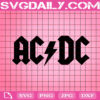 ACDC Band Svg, ACDC Rock Svg, ACDC Band Logo Svg, Rock Band Svg, Rock And Roll Svg, Music Svg, Instant Download