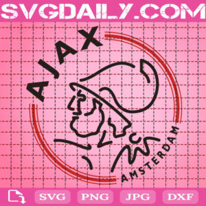 Ajax Amsterdam Svg, AFC Ajax Logo Svg, AFC Ajax Amsterdam Svg, Amsterdam Svg, Football Svg, Amsterdamsche Football Club Ajax Svg, Instant Download