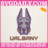 Albany Great Danes Embroidery Machine, Basketball Team Embroidery Files, NCAAM Embroidery Design, Embroidery Design Instant Download