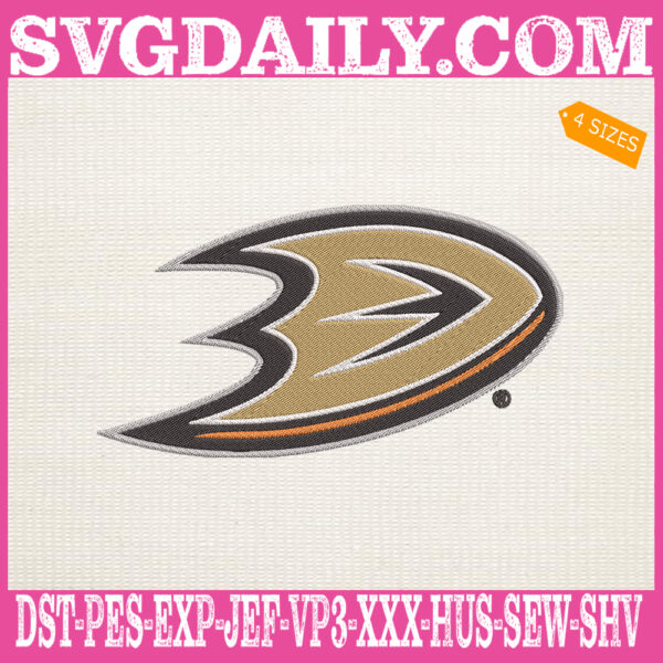 Anaheim Ducks Embroidery Files, Sport Team Embroidery Machine, NHL Embroidery Design, Embroidery Design Instant Download