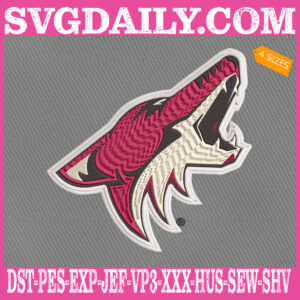 Arizona Coyotes Embroidery Files, Sport Team Embroidery Machine, NHL Embroidery Design, Embroidery Design Instant Download