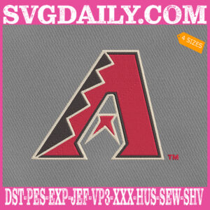 Arizona Diamondbacks Logo Embroidery Machine, Baseball Logo Embroidery Files, MLB Sport Embroidery Design, Embroidery Design Instant Download