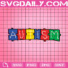 Autism Puzzle Color Svg, Puzzle Piece Svg, Autism Svg, Autism Awareness Svg, Puzzle Svg, April Autism Month Svg, Instant Download