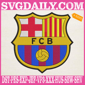 Barcelona Embroidery Design, La Liga Embroidery Design, UEFA Champions League Embroidery Design, Embroidery Design