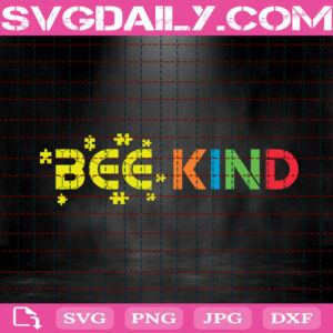 Bee Kind Puzzle Svg, Puzzle Svg, Puzzle Piece Svg, Autism Svg, Autism Awareness Svg, Autism Puzzle Svg, Instant Download