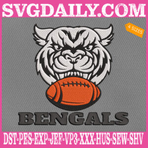 Bengals Embroidery Files, Super Bowl 2022 Embroidery Machine, Super Bowl LVI Embroidery Design Instant Download