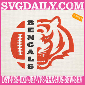 Bengals Embroidery Files, Super Bowl Embroidery Machine, Super Bowl LVI Embroidery Design Instant Download