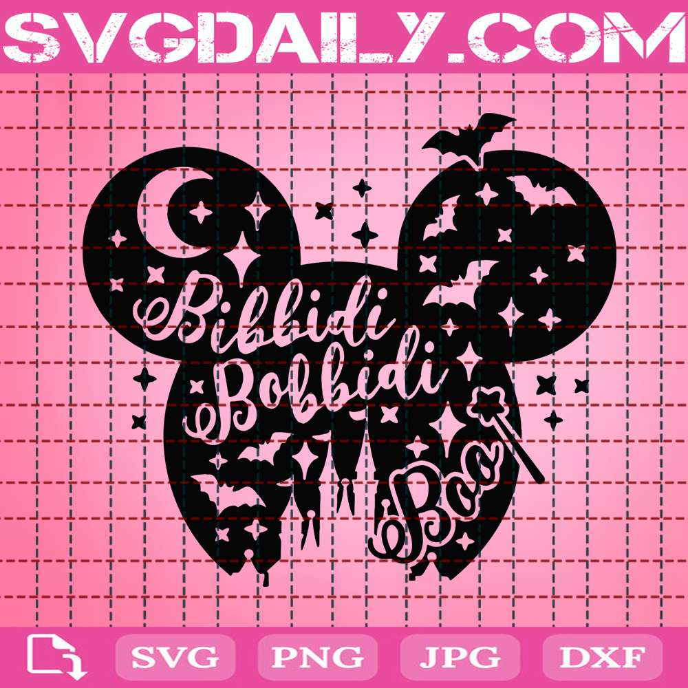 Bibbidi Bobbidi Boo Svg Disney Halloween Svg Disney Svg Svg Png Dxf Eps Instant Download