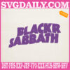 Black Sabbath Embroidery Design, Black Sabbath Logo Embroidery Design, Logo Rock Band Embroidery Design, Music Band Embroidery Design