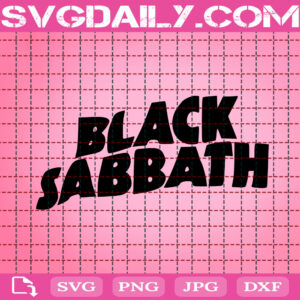 Black Sabbath Svg, Black Sabbath Logo Svg, Logo Rock Band Svg, Rock Band Svg, Music Band Svg, Instant Download