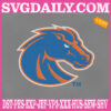 Boise State Broncos Embroidery Machine, Football Team Embroidery Files, NCAAF Embroidery Design, Embroidery Design Instant Download