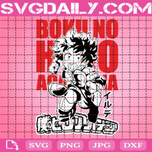 Boku No Hero Academia Svg, My Hero Academia Svg, Midoriya Izuku Svg, Anime Svg, Anime Japanese Svg, Instant Download